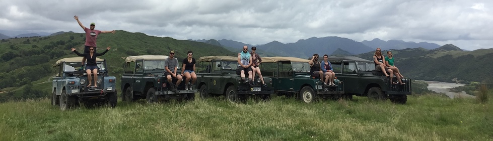  young guns on east cape tour #nzmvc #landrover New Zealand Military Vehicle Club Inc
